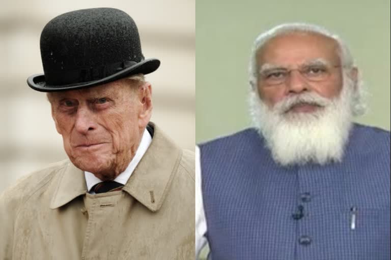 PM modi condoles Prince Philip's demise