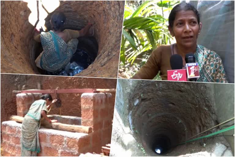 നാട്ടിൽ വെള്ളമില്ല വാർത്ത സ്വയം കിണർ കുഴിച്ച് ഗൗരി നായിക് വാർത്ത കിണർ വാർത്ത well digging latest news well bengaluru latest news well news