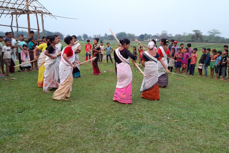 মৰিধল কঠালগুৰি তিৱা গাঁৱত বিহুৰ ব্যাপক প্ৰস্তুতি