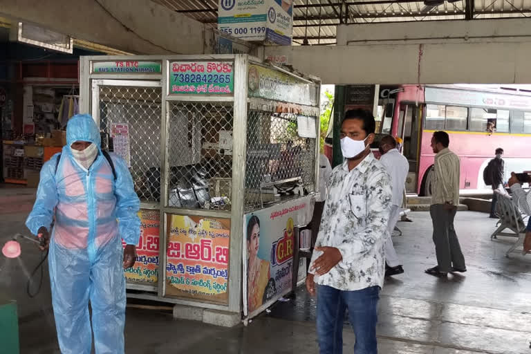 nirmal rtc  bus depot