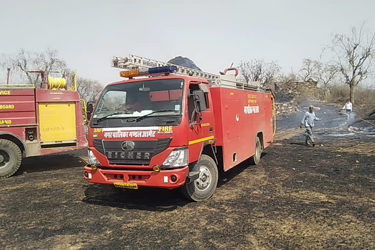 Fire in rajsamand,  Fire in devgarh