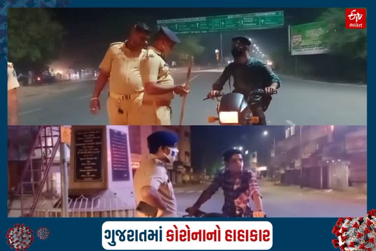 નડિયાદ શહેરમાં રાત્રિ કરફ્યૂનો ચુસ્ત અમલ