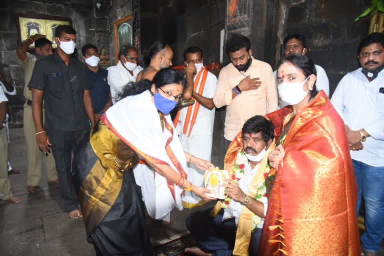 Minister Avanthi visit Simhachalam