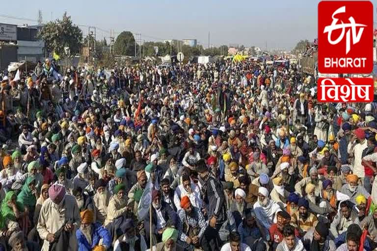 Corona may spread among farmers on the Singhu border