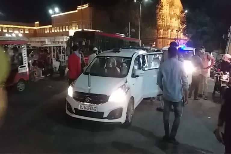 flag march,  jaipur police flag march