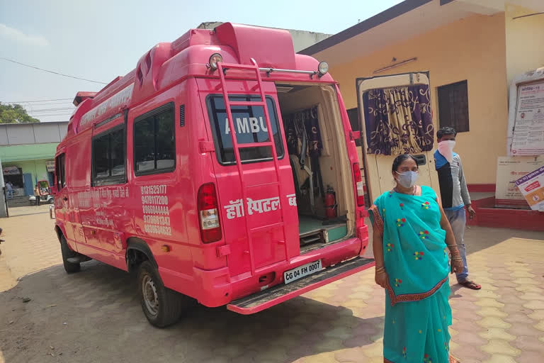 Pink mini bus