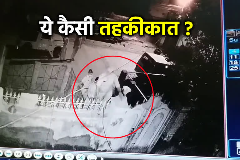 Police entered the house, churu crime news