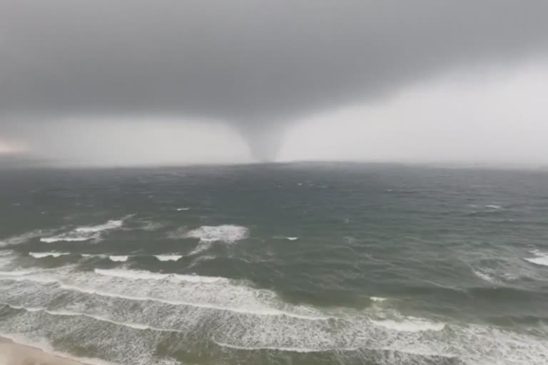 Severe storm damages buildings in Florida Panhandle