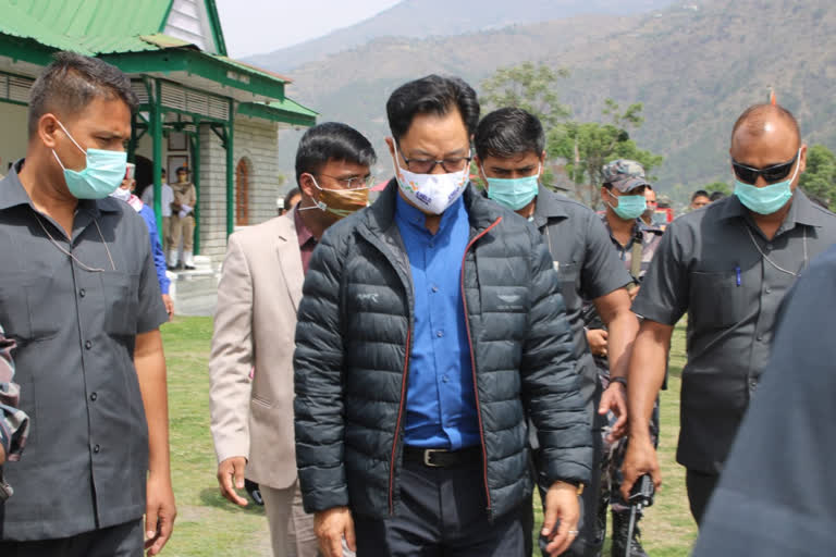 Union State Sports Minister Kiran Rijiju in Chalo Chamba Campaign