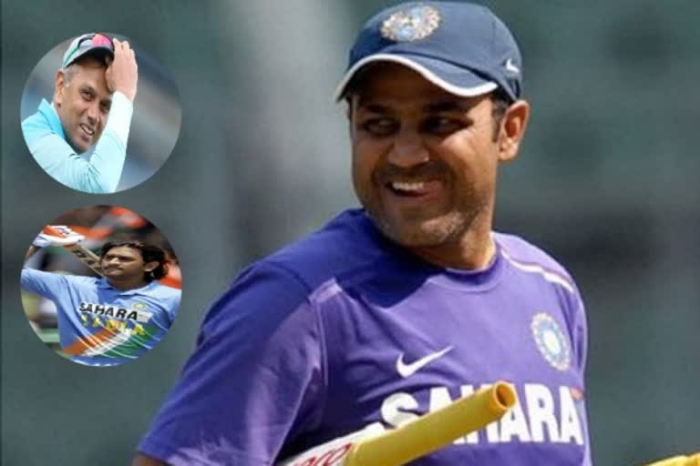 When Rahul Dravid lost cool on young MS Dhoni: sehwag told the story