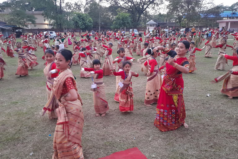 ধেমাজি আঞ্চলিক ছাত্ৰ সন্থাৰ বিহু নাচ আৰু ঢোল বাদন কৰ্মশালাৰ সামৰণি