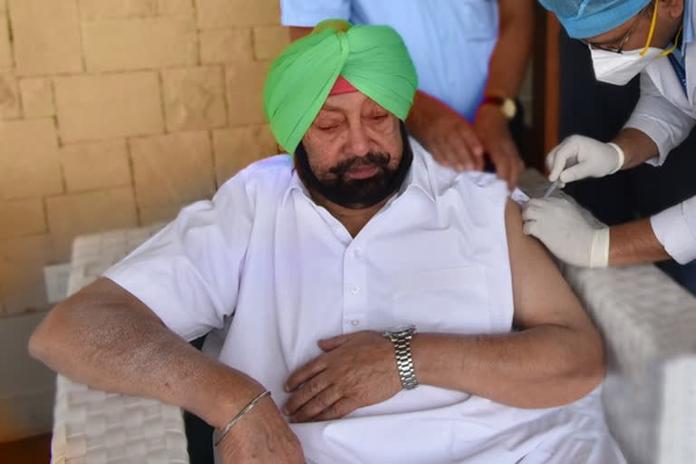 Punjab CM takes 2nd dose of Covid vaccine