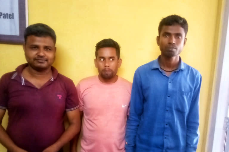 three gambler arrested in kalgachia