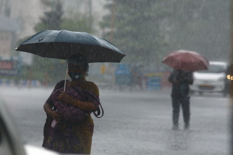 രാജ്യത്തിന്‍റെ വിവിധ ഭാഗങ്ങളില്‍ മഴയ്‌ക്ക് സാധ്യത മഴ  കേന്ദ്ര കാലാവസ്‌ഥ വകുപ്പ്  India Meteorological Department  IMD  Several parts of India likely to receive rainfall in next 4-5 days  National Weather Forecasting Centre