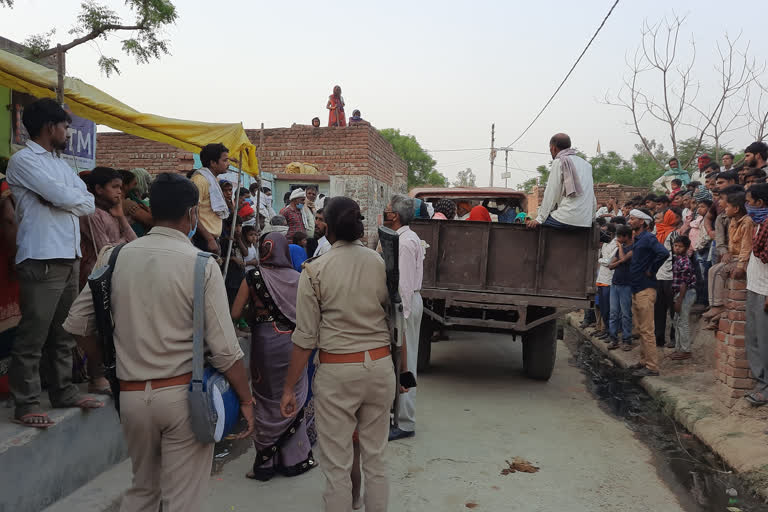 एटा में नवविवाहिता की गला घोंटकर हत्या