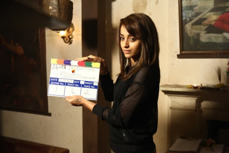 Trisha's 'Paramapadham Vilayattu' to release on Tamil New Year