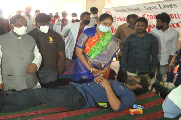 blood donation camp at guntur