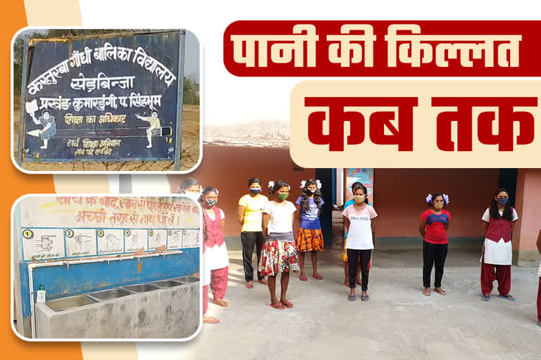 Water problem in Kasturba Gandhi school