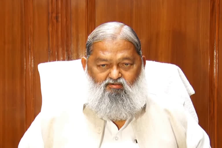 anil vij statement lockdown haryana