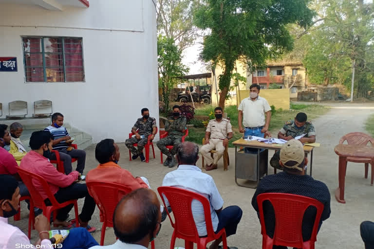 Peace committee meeting at Kolebira police station