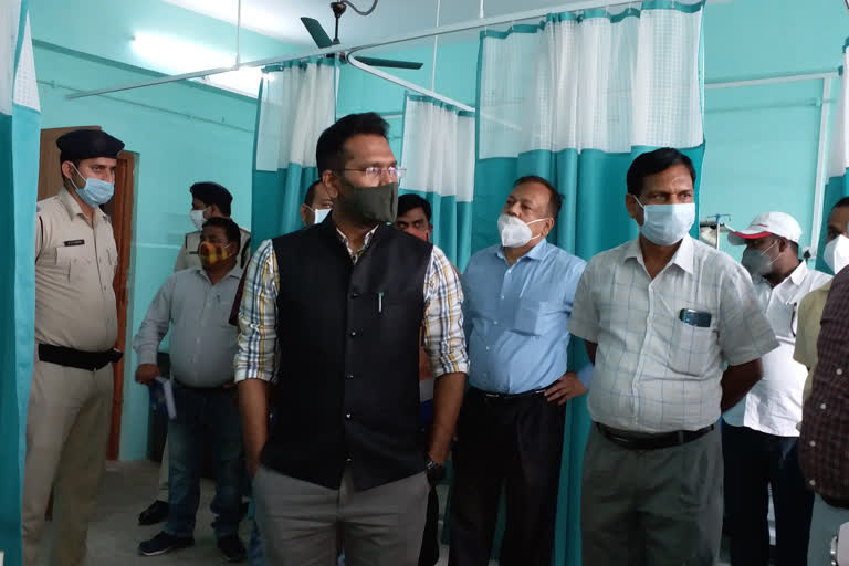 dm prashant kumar visit district hospital in araria