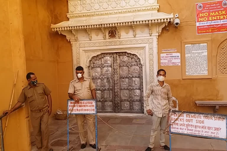 शिला माता मंदिर में ब्रह्मचारिणी की पूजा, Brahmacharini worship in Shila Mata temple