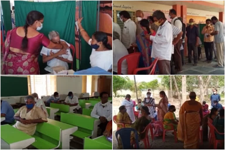 corona vaccination  mahostav at nandigama