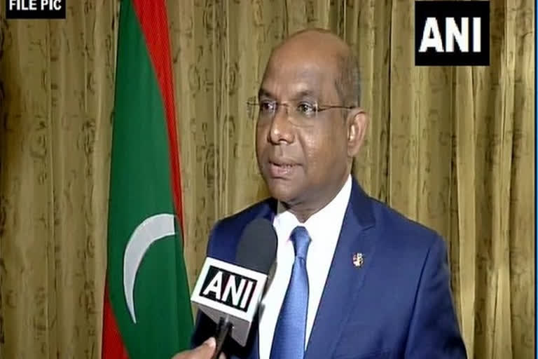 Maldivian FM Abdulla Shahid on two-day visit to India from tomorrow  Abdulla Shahid  two-day visit to India from tomorrow  Maldivian FM Abdulla Shahid  മാലദ്വീപ് വിദേശകാര്യ മന്ത്രി  ഇന്ത്യ  മാലദ്വീപ് വിദേശകാര്യ മന്ത്രി ദ്വിദിന സന്ദര്‍ശനത്തിനായി നാളെ ഇന്ത്യയിലെത്തും