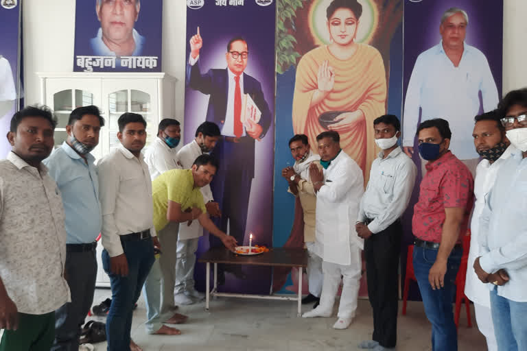 seminar was organised on the the 130th birth anniversary of Baba saheb Doctor Bhimrao Ambedkar in Muzaffarnagar_UPUR10009