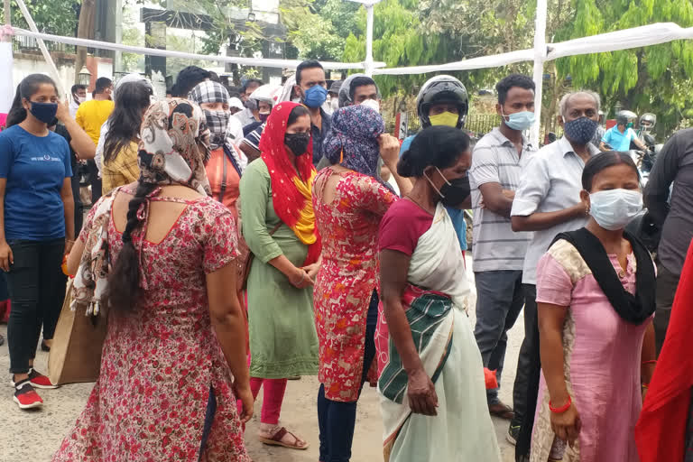 corona test in hospital of patna