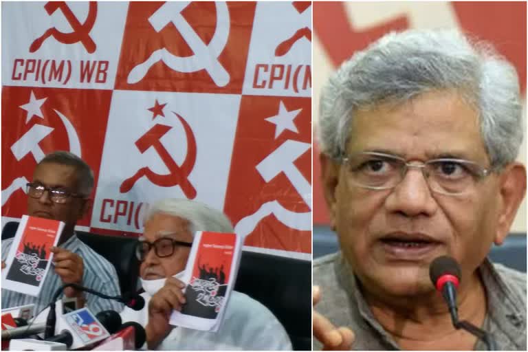 Sitaram Yechury is delayed due to his son corona infected