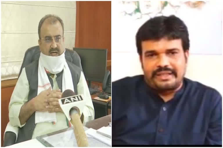 Bihar reports 6  000 COVID cases in 24 hrs; RJD demands health minister's resignation  കൊവിഡ്‌ വ്യാപനം  ബിഹാർ  ആർജെഡി  ആരോഗ്യമന്ത്രി