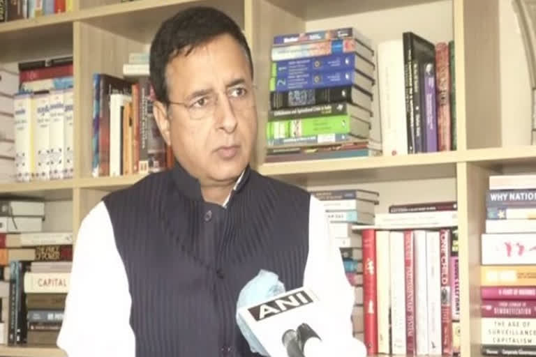 Surjewala tested positive