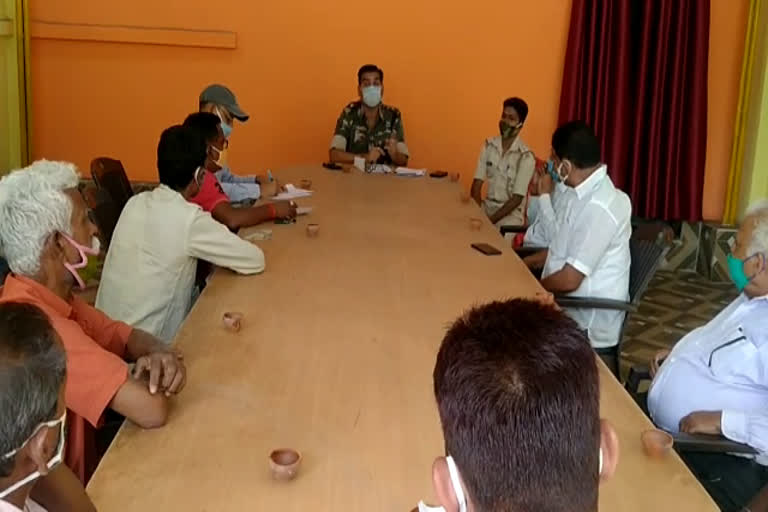 Meeting held Ram Navami Thermal Police Station Complex