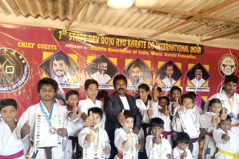 best talent of Nellore players in karate competitions