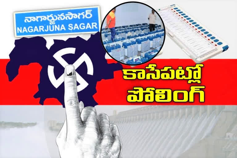 nagarjunasagar by election polling, nagarjunasagar by election polling 2021