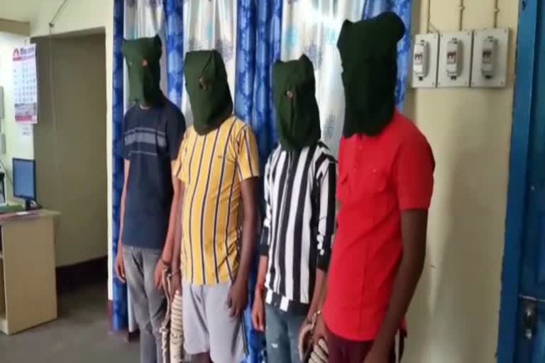 cyber-police-station-arrested-4-criminals-in-jamtara