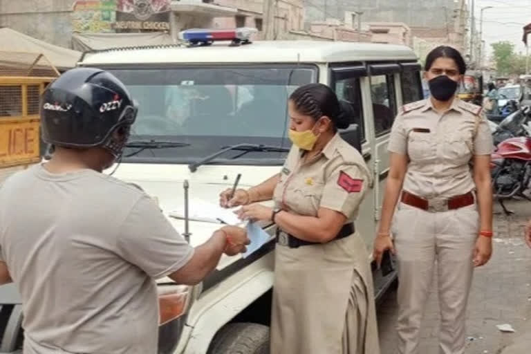 Assistant sub inspector posted in hisar court charged fine for not wearing mask