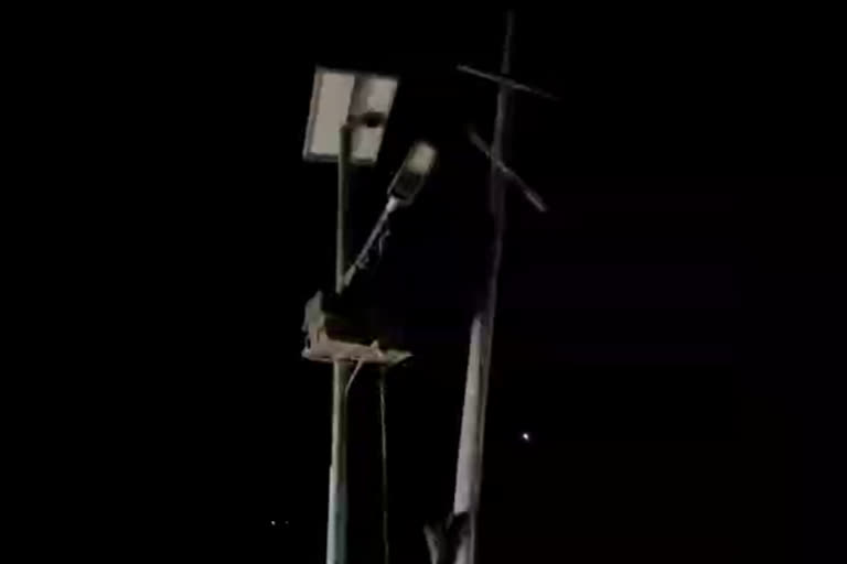 bad condition of solar lights in nurpu