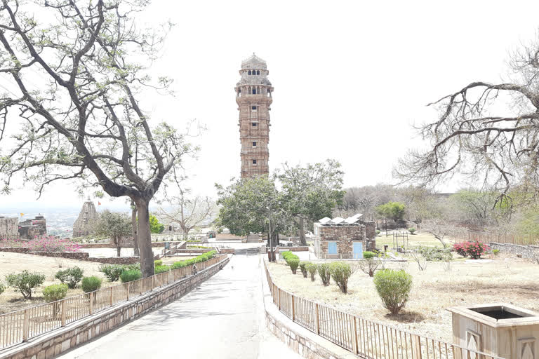 World famous Chittor fort is closed for the public, विश्व विख्यात चित्तौड़ दुर्ग आमलोगों के लिए बंद