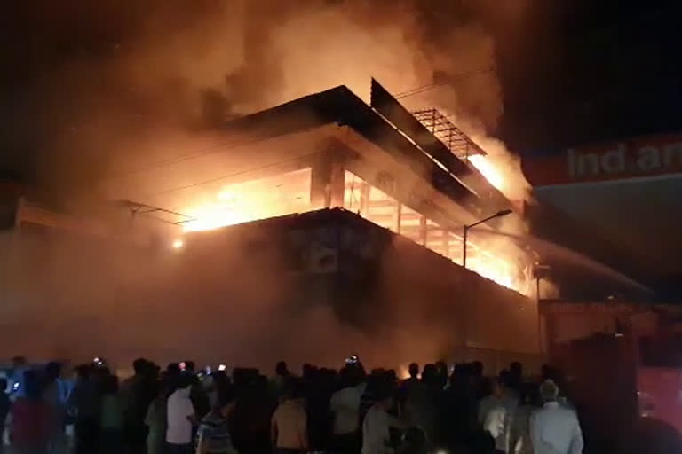 fire in Kaithal furniture showroom