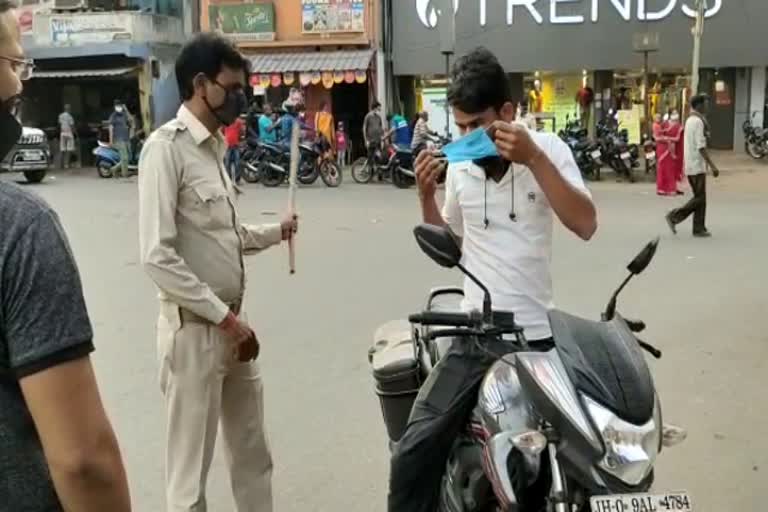 mask-checking-campaign-in-bokaro