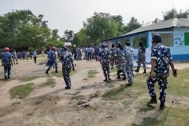 engal election 2021 clash between trinomool and bjp in chopra assembly in north dinajpur