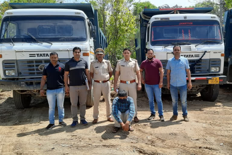 dumper thief arrest panipat