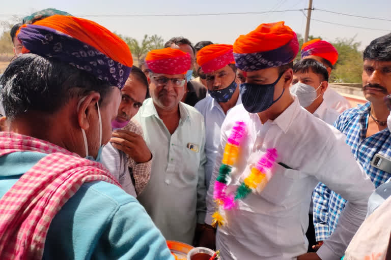 जयपुर की ताजा हिंदी खबरें , Foundation stone-laying program in the village