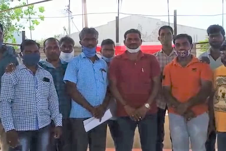 Rajanna Sirisilla District Textile Park Warpin Workers Strike