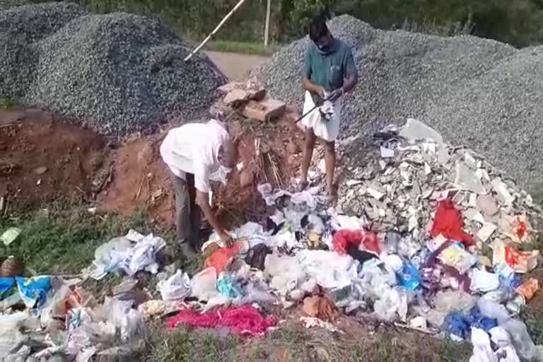 mahe river waste issue  mahe river  മയ്യഴി പുഴ  മാലിന്യപ്രശ്‌നം  മാഹി വാര്‍ത്തകള്‍  mahe news