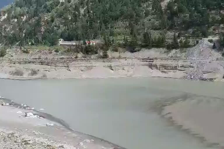 Lake in Sutlej threatens villagers in kinnaur