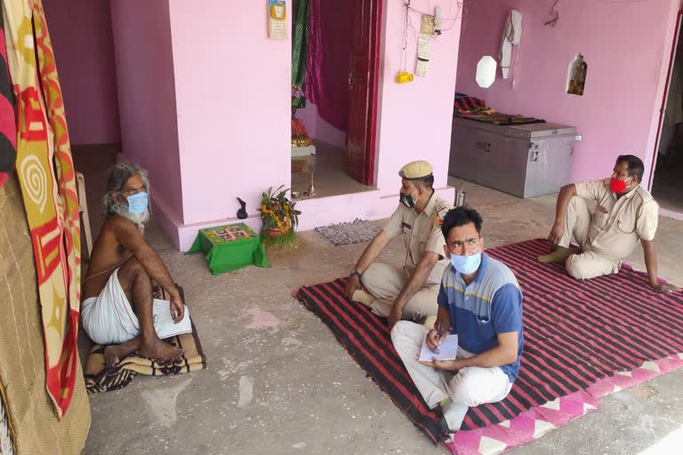 brij bihari sharan maharaj,  hunger strike