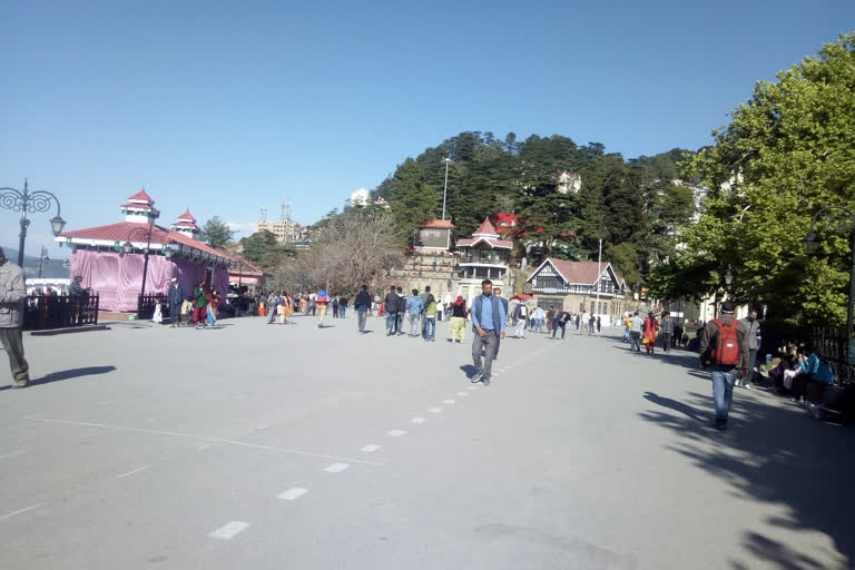 only ten percent booking in hotels on weekends in shimla